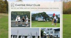 Desktop Screenshot of castinegolfclub.com