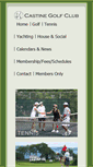 Mobile Screenshot of castinegolfclub.com