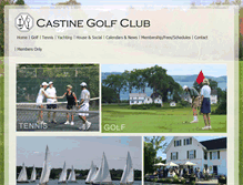 Tablet Screenshot of castinegolfclub.com